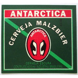 C2175 Rótulo Cerveja Antarctica Malzbier Mede 8,8x7,9cm Em