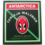 C2176 Rótulo Cerveja Antarctica Malzbier Cerveja Escura Med