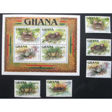 C5332 Ghana - Fauna Peixe Série E Bloco Yvert Nº 1436/40 +