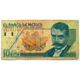 C8523 - México - Cédula De 10 Pesos De 1992 Em Bom Estado
