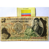 C8547 - Colombia - Cédula De 20 Pesos Oro De 1979 Em Muito B