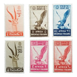 C9069 - África Oriental Italiana - Fauna Yvert Nº 1/2+8/9+15
