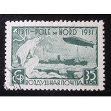 C9239 - Rússia - Raro Fauna Urso Zepellin Polo Norte Yvert N
