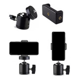 Cabeça Articulada P/ Led Ring Light Tripe 1/4 + Suporte + Nf