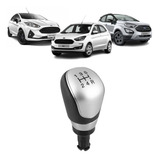 Cabeça Da Alavanca Câmbio Ecosport 2013 A 2020 Lente Prata