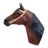 Cabeça De Cavalo Parede Em Resina Decorativo Enfeite Country