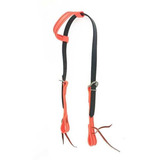 Cabeçada Top Equine Estampada De Borracha 1 Orelha Laranja