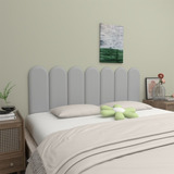Cabeceira Box Curva Estofada Casal Para Cama Box 1.40 