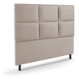 Cabeceira Box Estofada Casal Padrão Luxo 140cm