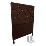 Cabeceira De Cama Box 100cm + Frame Solteiro Estofada Kas Mr