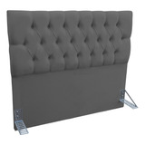 Cabeceira Estofada Longa Paris Cama Casal Box Queen Moderna