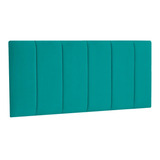 Cabeceira Madri Para Cama Casal 1,40 Azul