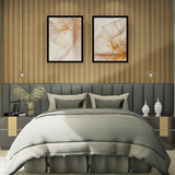 Cabeceira Modulada Placa 60x20 Estofada Ripada Adesiva 1 Und