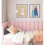 Cabeceira Nuvem Cerquinha Rosa Kit 12 Placas 20x50 Estofadas Cor Suede Rosa Bebê