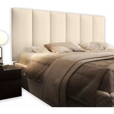 Cabeceira Painel Imperial Estofada Casal Areia 1,40 M