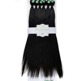 Cabelo 50% Humano 50% Orgânico - Platinum Glamor - 65cm/300g
