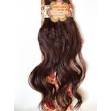 Cabelo Alongamento Tic Tac Liso Com Ondulado 75cm 1pt