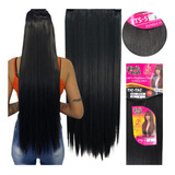 Cabelo Aplique Tic Tac Identico Humano 70 Cm 140 Gr + Brinde