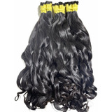 Cabelo Brasileiro Humano Limpo Ondulado 50/55cm 100 Gramas 