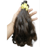 Cabelo Brasileiro Humano Liso Ondulado 35cm 100 Grm 