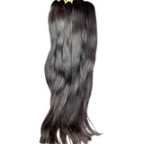 Cabelo Brasileiro Humano Liso Semi Limpo 60/65cm 200g Virgem