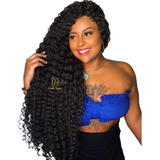 Cabelo Cacheado Natural 100% Orgânico 80cm 9 Telas 300gramas