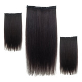 Cabelo Humano Em Três Tela De Tic- Tac 60-65cm 200gr