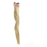 Cabelo Humano Liso Loiro Claro 60cm Mega Hair 100 Gramas Cor Loiro Clarissimo