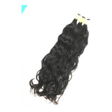 Cabelo Humano Liso Ondulado Virgem 60cm, 50gr Pontas Cheias Cor Castanho