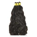 Cabelo Humano Natural Brasileiro Ondulado 70/75 Cm -50gr