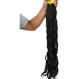 Cabelo Humano Natural Levemente Ondulado 80cm 50 Gramas.