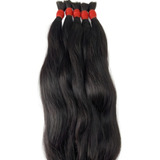 Cabelo Humano Vietnã Top Class Pontas Cheias 50/55 Cm 100 Gr Cor Preto