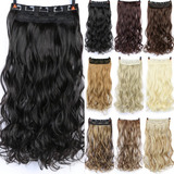 Cabelo Weng Aplique Tic Tac Extensão Alongamento Mega Hair Bio Cor Preto Ondulado 1