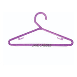 Cabide Acrílico Colorido Infantil 8mm Cor:roxo - 25 Unid