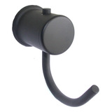 Cabide Gancho P/ Toalha De Banho Rosto Luxo C-40 Preto Fosco