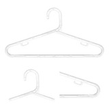 Cabide Infantil Acrílico Transparente Cristal Kit 50 Kids