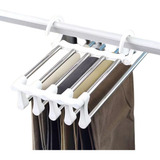 Cabide Para Calças Multiuso Inox Dobrável Portátil Calceiro