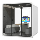 Cabine Acústica Grande Deep Gray Qroom Strg3s