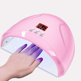 Cabine De Unha Led Gel Polygel Fibra Acrigel Bivolt Cor Rosa-claro