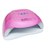 Cabine Sun X5 Plus Cromada Rosa 120w Alongamento De Unhas