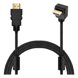 Cabo 90 Graus Hdmi X Hdmi 3 Metros Para Projetor Multimidia
