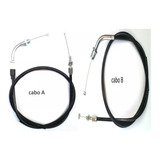 Cabo Acelerador A E B 2 Pçs Honda Cbx 200 Strada
