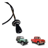 Cabo Acelerador Com Botão Moldura Jeep Rural F75 Ford Willys