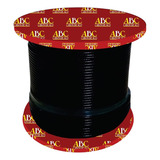 Cabo Aço Academia Revestido Preto 1/8 Super Resistente 50 Mt