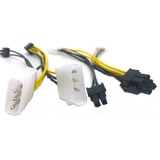 Cabo Adaptador 8 Pinos Pci Express Para Molex Duplo Cm-12