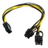 Cabo Adaptador 8 Pinos Pci-e Para 2x 8 (6 +2) Gpu Miners