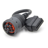 Cabo Adaptador Cummins 9 Pinos J1939 Ford Vw Para Obd2
