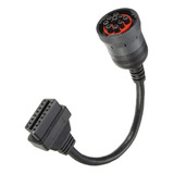Cabo Adaptador Cummins 9 Pinos Para Obd2 Scanner Automotivo