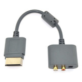 Cabo Adaptador De Áudio Ótico Digital Ou Rca Para Xbox 360