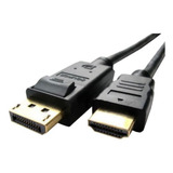 Cabo Adaptador Displayport Macho Para Hdmi